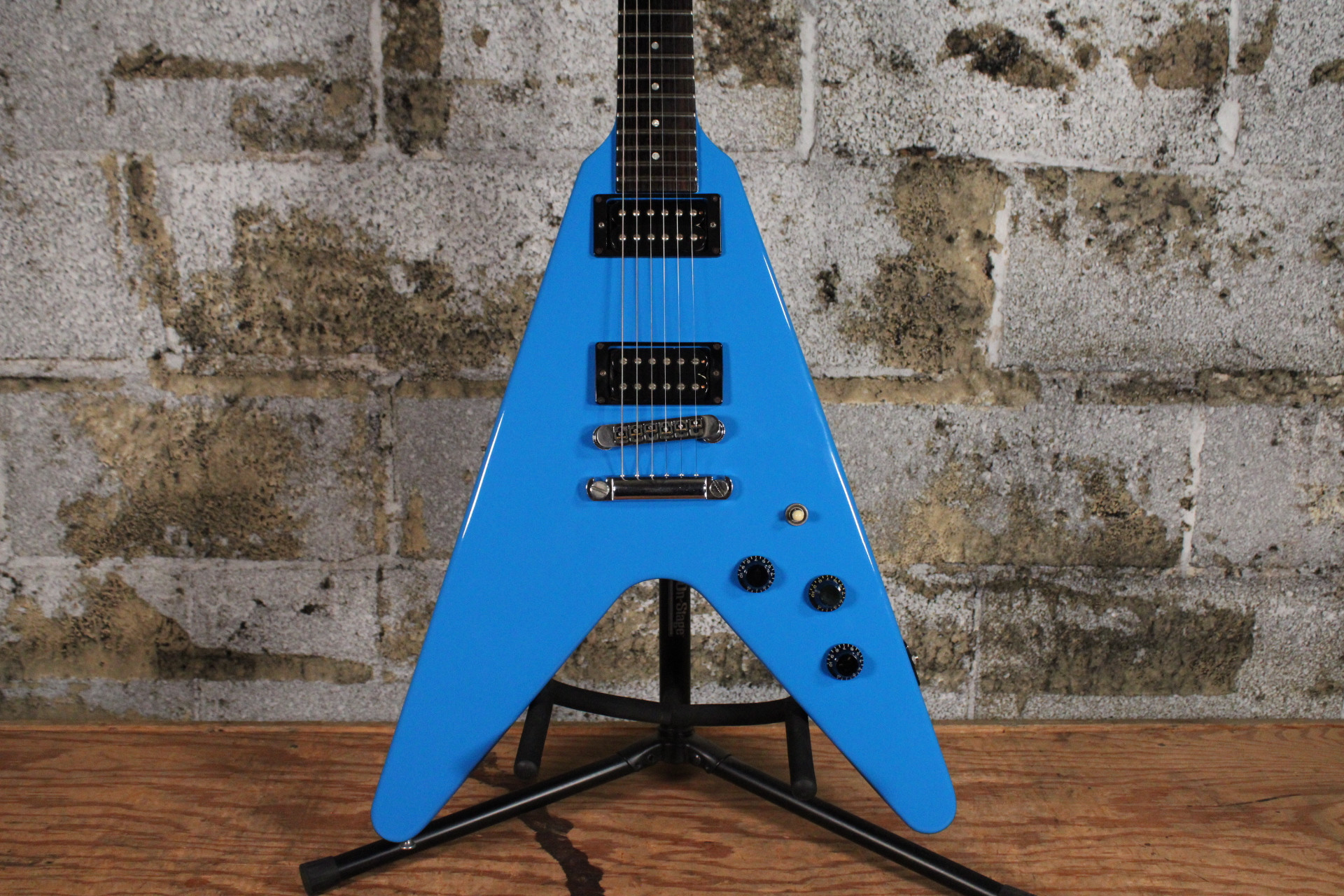 1984 Gibson Designer Series Flying V Refinished Blue w/ SKB Hard Case