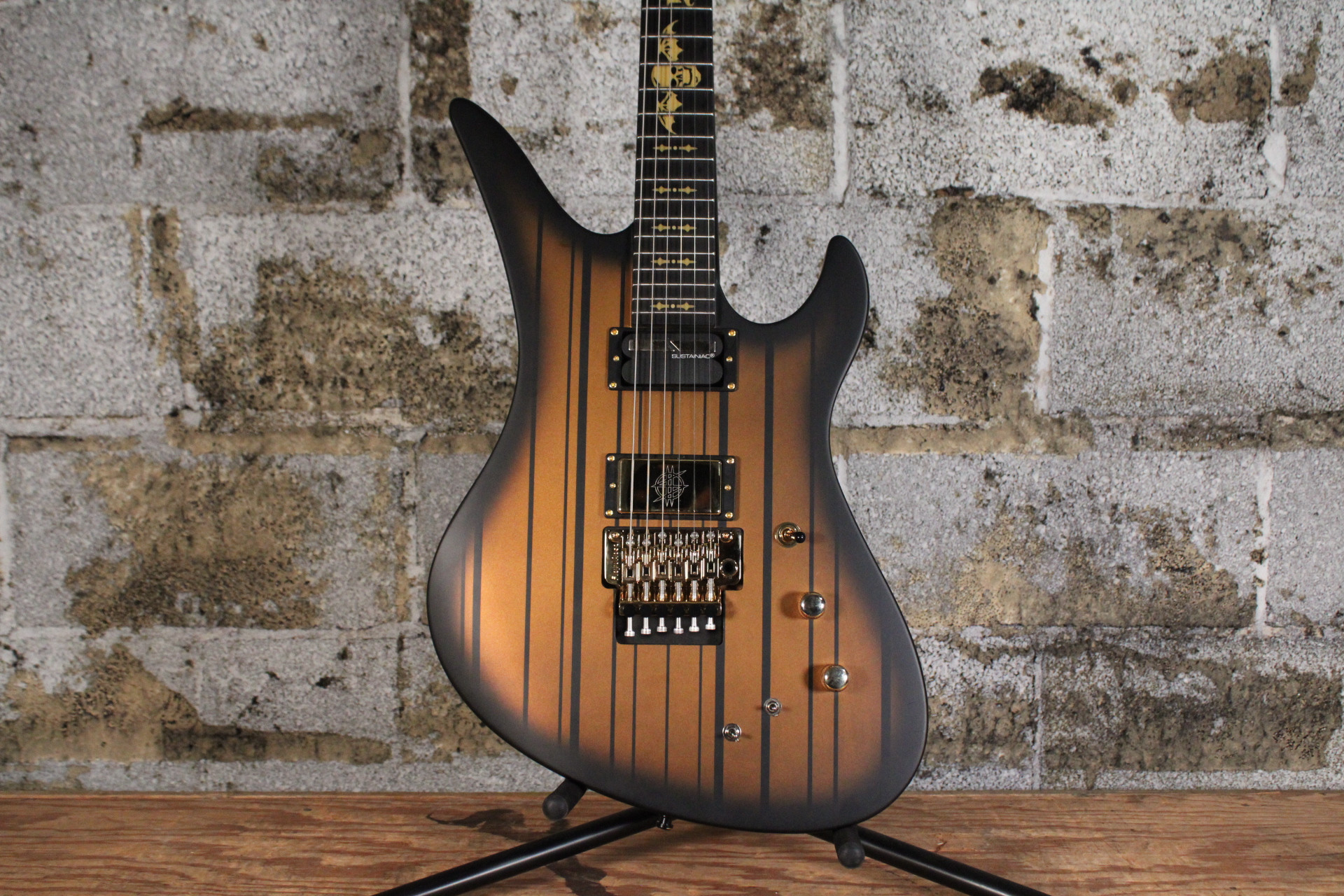 Schecter Synyster Gates Signature Custom-S Sustainiac Gold Burst w/ Hard Case (Used)