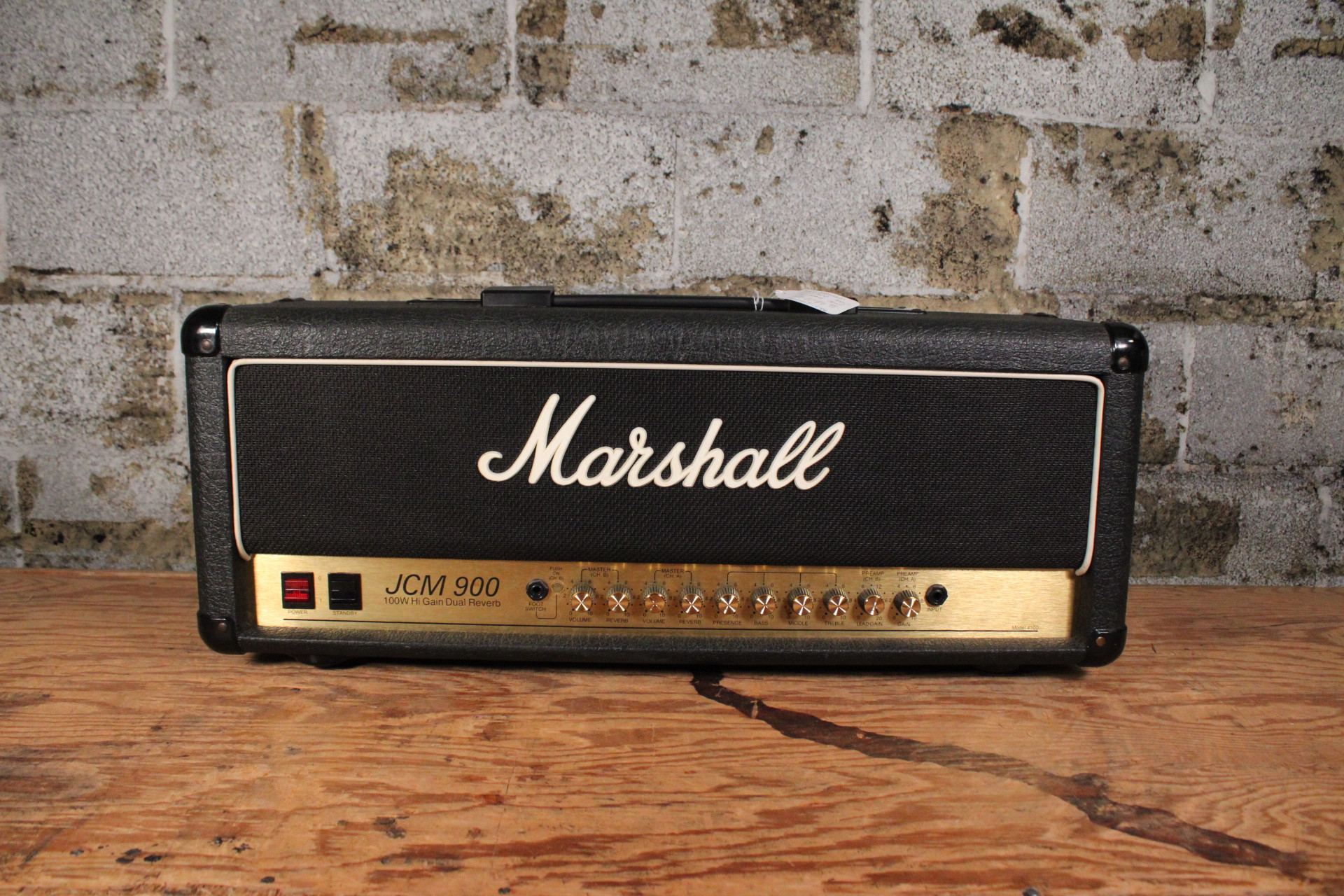 Marshall JCM-900 100 Watt Hi-Gain Dual Reverb Guitar Head w/ Cover (Used)