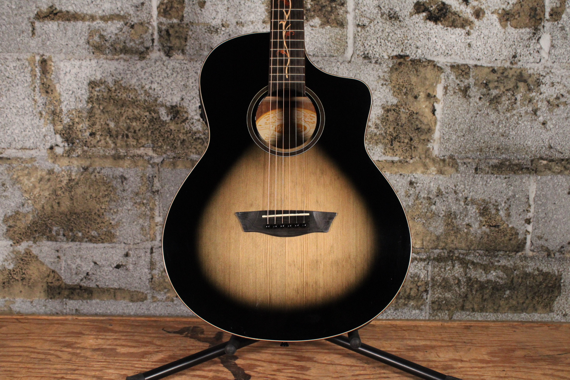 Washburn Bella Tono Vite S9V Transparent Charcoal Burst Acoustic/Electric (Used)