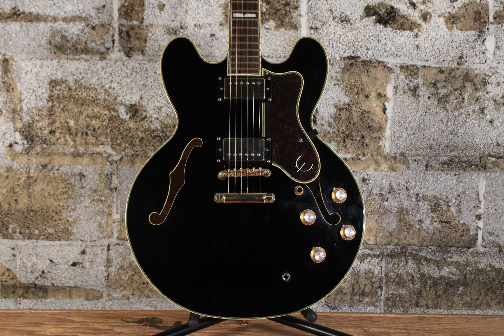 2010 Epiphone Sheraton II Ebony w/ Upgraded Pickups (Used)