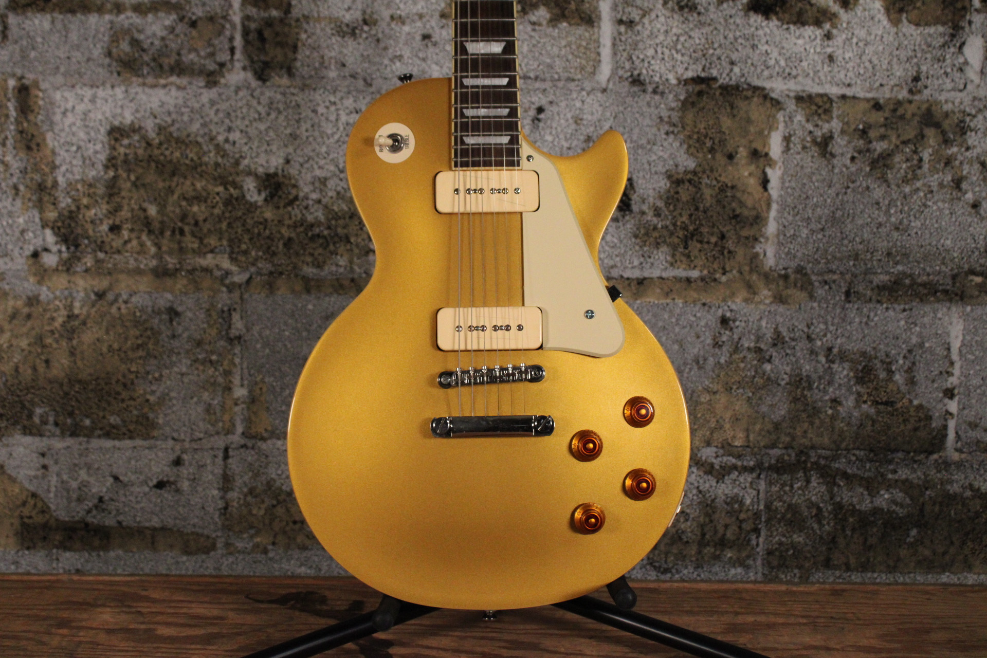 2015 Epiphone 56 Les Paul Standard Gold Top w/ Upgraded Pickups (Used)