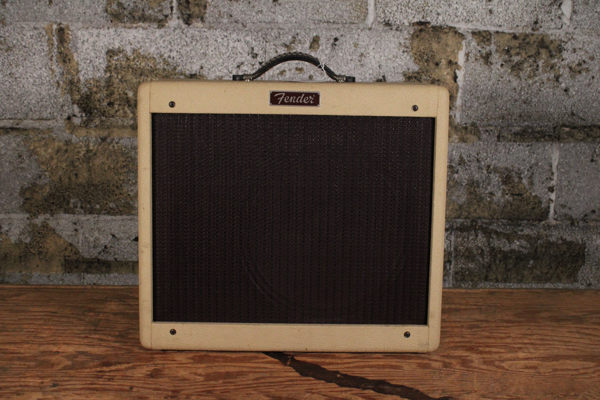 Fender Blues JR 15 Watt 1X12 Cream w/ Footswitch & Cover (Used)