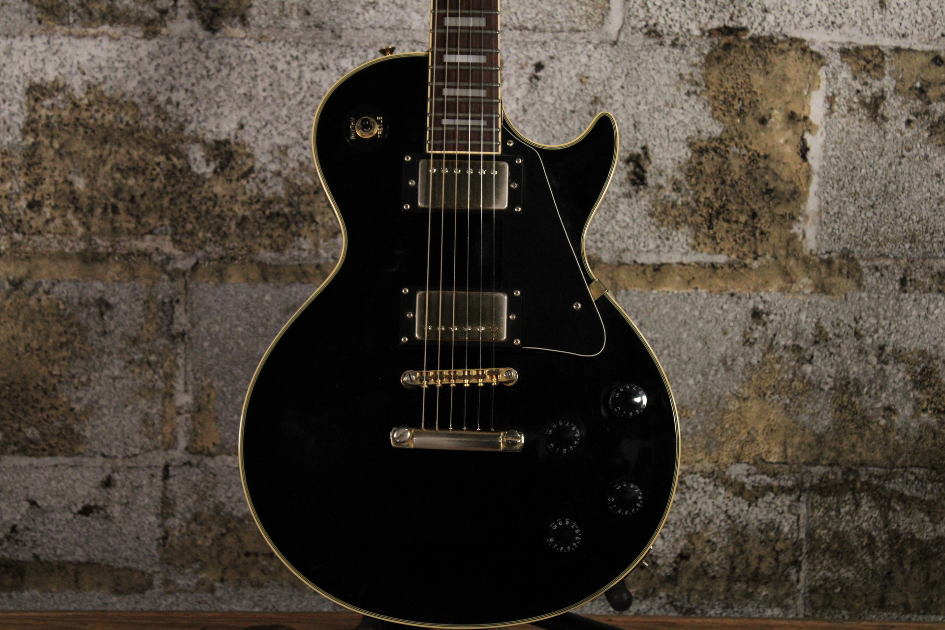 1992 Epiphone Les Paul Custom Black Beauty (MiK) w/ Hard Case