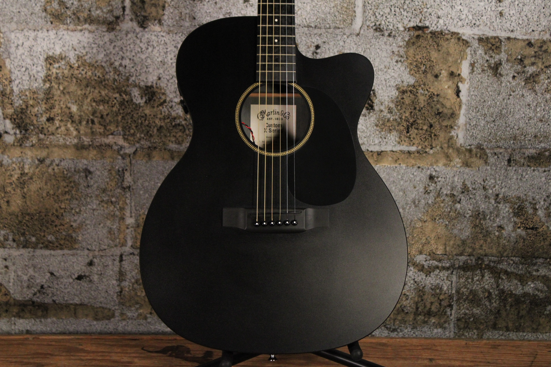 Martin X Series Custom Black 000 w/ Hard Shell Case (Used)
