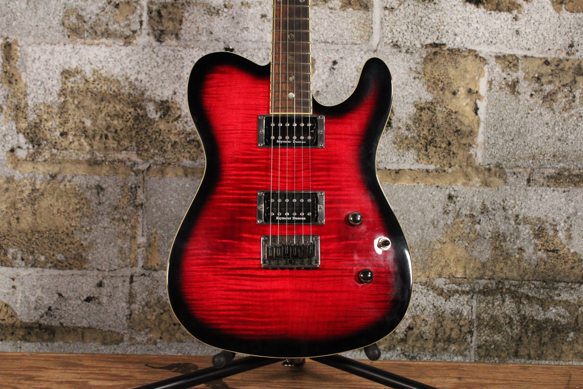 2020 Fender Special Edition Custom FMT HH Telecaster Black Cherry Burst w/ Fender Molded Case (Used)