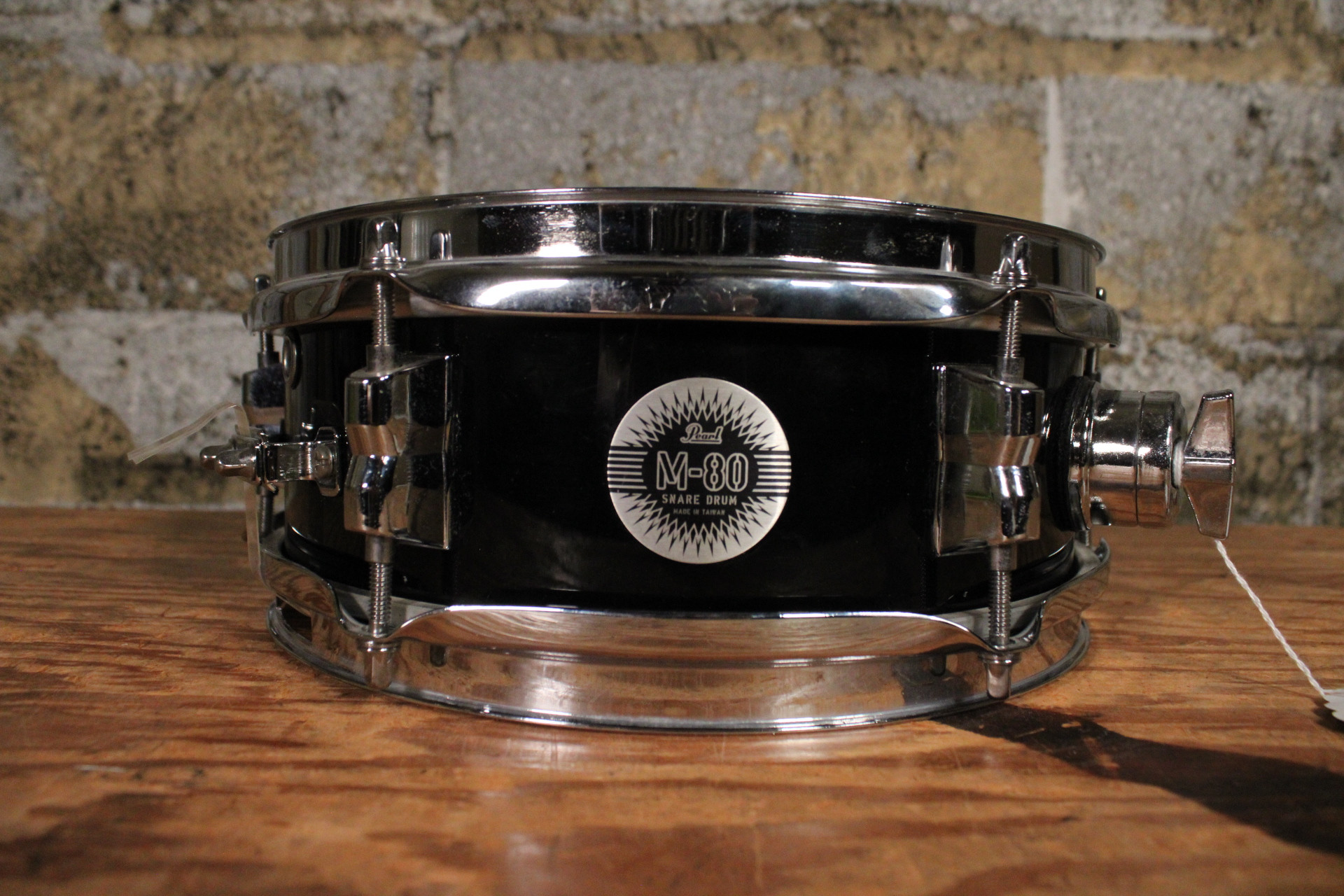 Pearl M-80 Black 10X4 Snare Drum (Used)