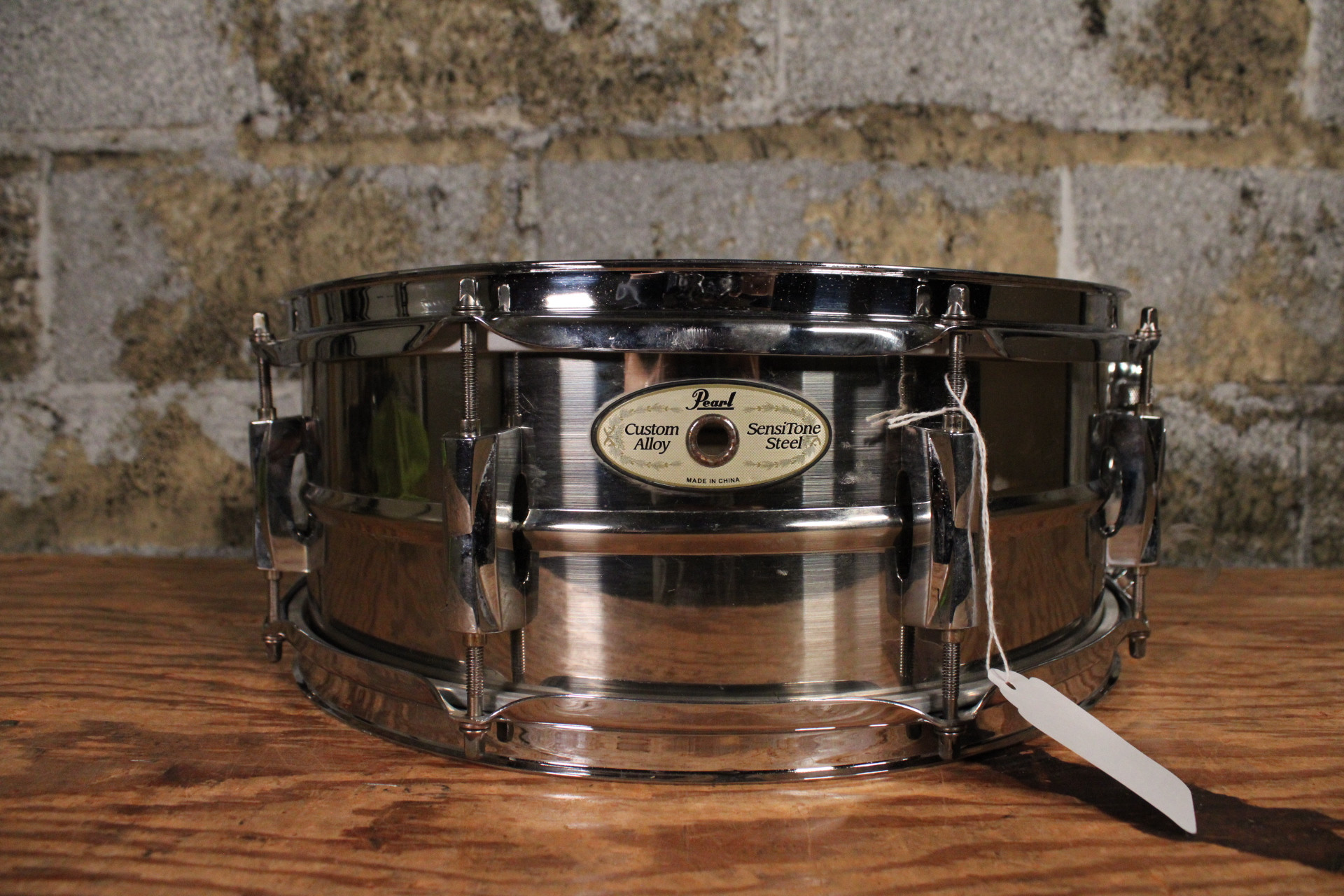 Pearl Sensitone Steel Custom Alloy 14X5.5 Snare Drum (Used)