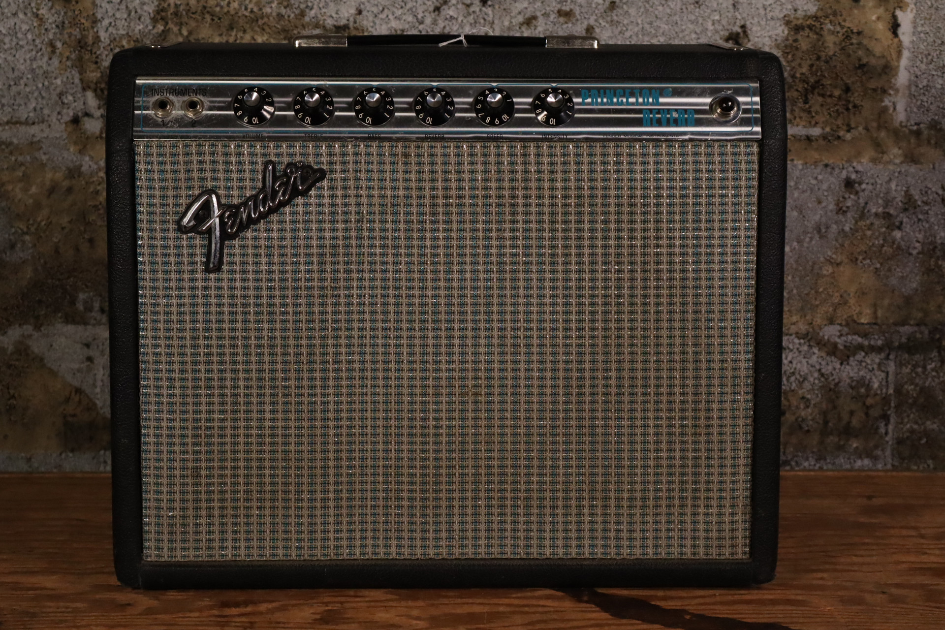 1975 Fender Princeton Reverb 15 Watt 1X10 Combo w/ Cover