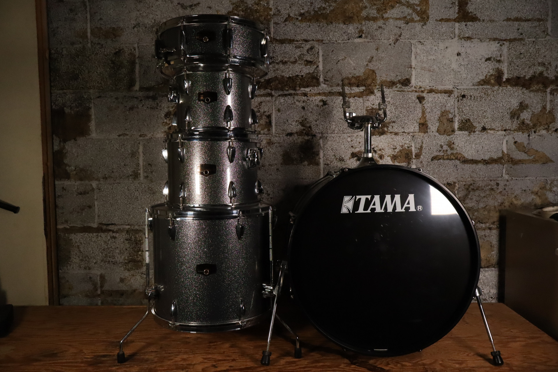 Tama Imperialstar Limited Edition Galaxy Silver 10/12/16/22/14 w/ Cymbals & Hardware (Used)