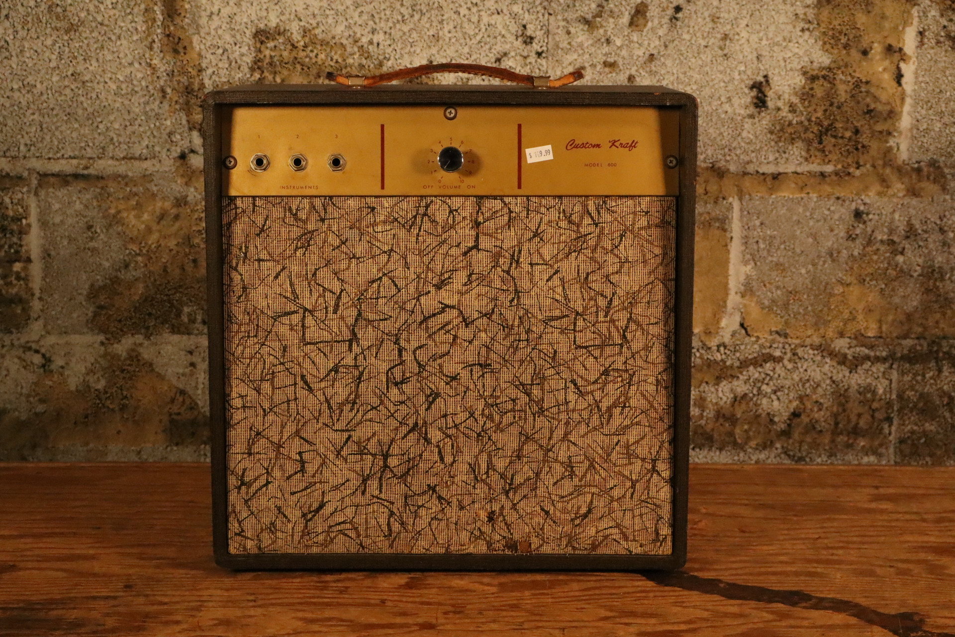 1960s Custom Kraft Model 600 1X10 Tube Amp
