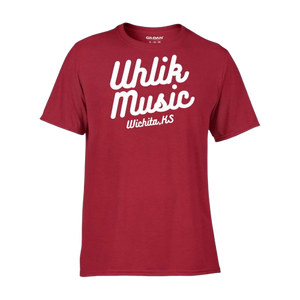 Uhlik Music Cursive Logo T-Shirt Red
