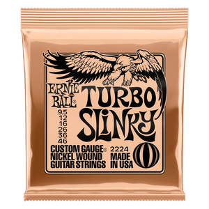 Ernie Ball Turbo Slinky Nickel Wound Electric Guitar Strings 9.5-46 Gauge Ernie Ball Turbo Slinky Nickel Wound Electric Guitar Strings 9.5-46 Gauge