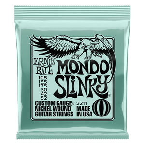 Ernie Ball Mondo Slinky Nickel Wound Electric Guitar Strings 10.5-52 Gauge Ernie Ball Mondo Slinky Nickel Wound Electric Guitar Strings 10.5-52 Gauge