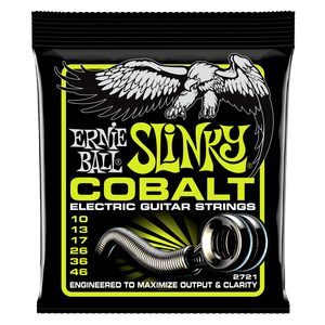 Ernie Ball Regular Slinky Cobalt Electric Guitar Strings 10-46 Gauge Ernie Ball Regular Slinky Cobalt Electric Guitar Strings 10-46 Gauge