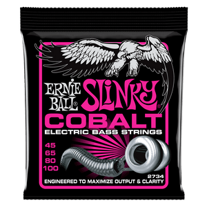 Ernie Ball Super Slinky Cobalt Electric Bass Strings 45-100 Gauge Ernie Ball Super Slinky Cobalt Electric Bass Strings 45-100 Gauge