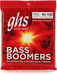 GHS Bass Boomers Roundwound 45-100 GHS Bass Boomers Roundwound 45-100