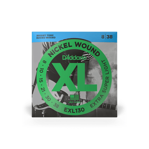 D'Addario EXL130 8-38 Nickel Wound Electric Guitar Strings