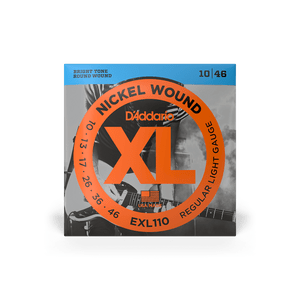 D'Addario EXL110 10-46 Nickel Wound Electric Guitar Strings D'Addario EXL110 10-46 Nickel Wound Electric Guitar Strings