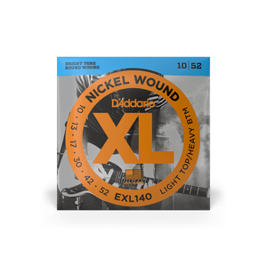 D'Addario EXL140 10-52 Nickel Wound Electric Guitar Strings D'Addario EXL140 10-52 Nickel Wound Electric Guitar Strings
