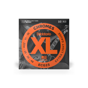 D'Addario ECG23 XL Chromes Flatwound 10-48 Guitar Strings D'Addario ECG23 XL Chromes Flatwound 10-48 Guitar Strings