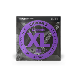 D'Addario ECG24 XL Chromes Flatwound 11-50 Guitar Strings D'Addario ECG24 XL Chromes Flatwound 11-50 Guitar Strings