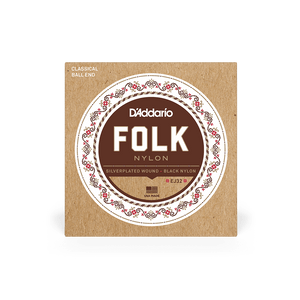 D'Addario EJ32C Folk Ball End Nylon Classical Strings D'Addario EJ32C Folk Ball End Nylon Classical Strings
