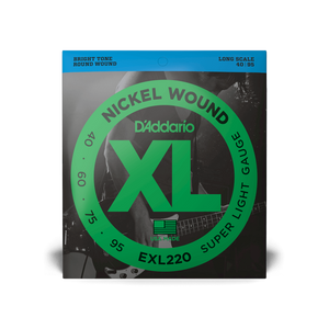 D'Addario EXL220 40-95 Nickel Wound Bass Strings D'Addario EXL220 40-95 Nickel Wound Bass Strings