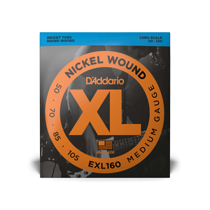 D'Addario EXL160 50-105 Nickel Wound Bass Strings D'Addario EXL160 50-105 Nickel Wound Bass Strings