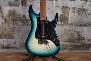 Ibanez AZ24P1 Quilted Maple Deep Ocean Blonde w/ Gig Bag