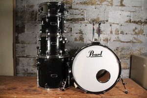 Mapex V Series Black Crackle 12/13/16/22/14  w/ Hardware (Used) & Brand New Set of Meinl HCS Complete Cymbal Pack!