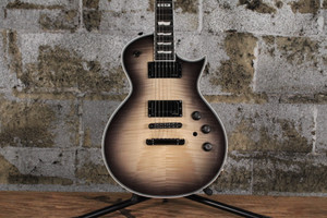 ESP E-II Eclipse Full Thickness Black Natural Burst w/ Hard Case (Used)