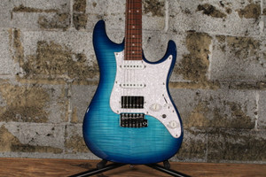 Ibanez AZ22S1F Transparent Turquoise Burst
