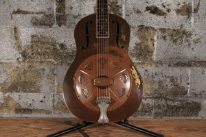 Republic Resonator Guitar w/ Upgraded Cone & Tweed Hard Case (Used)