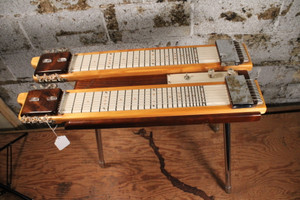 1950S Magnatone Lyric Doubleneck Console Steel w/ OHSC