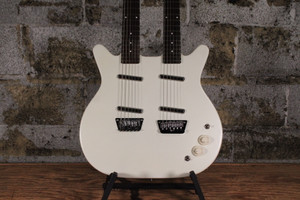 Danelectro 6/12 Doubleneck White Pearl