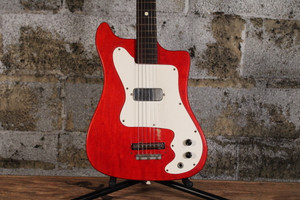 1960s Kay Truetone Vanguard K100 Single Pickup Red
