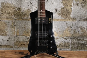 1980s Cort Headless Steinberger Black w/ Original Bag