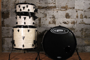OCDP Venice Series Pearl White 12/16/20/13 w/ Cymbals & Hardware (Used)