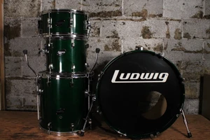 Ludwig Rocker Elite Green 12/16/22/14 w/ Cymbals & Hardware (Used)