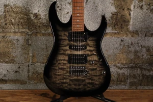 Ibanez GRX70QA Transparent Black Sunburst