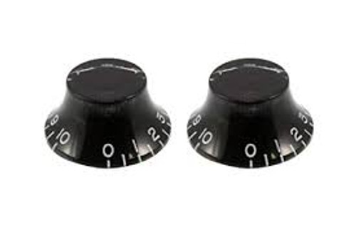 PK 0140 023 Two Black Bell Knobs