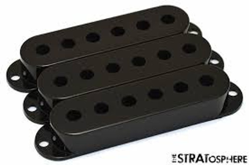 Fender Pickup Strat Covers 3 pack (Black) 