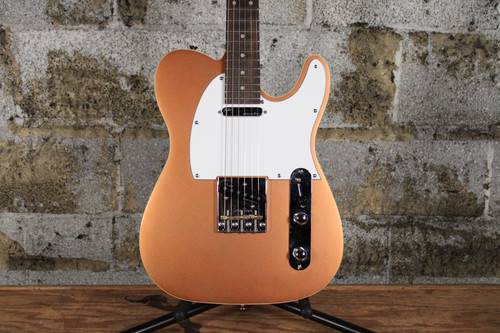 Harley Benton TE-25th Anniversary Fire Mist Gold w/ Upgrades & Original Gig Bag (Used)