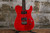 G&L ASAT Deluxe Tribute Series Carved Top Transparent Red (Used)