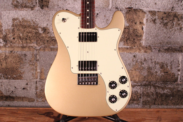 2022 Fender Chris Shiflett Artist Series Deluxe Telecaster Shoreline Gold w/ Hard Case(Used)