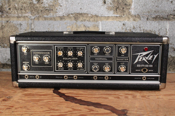 1978 Peavey Series 400 Bass Head w/ Footswitch