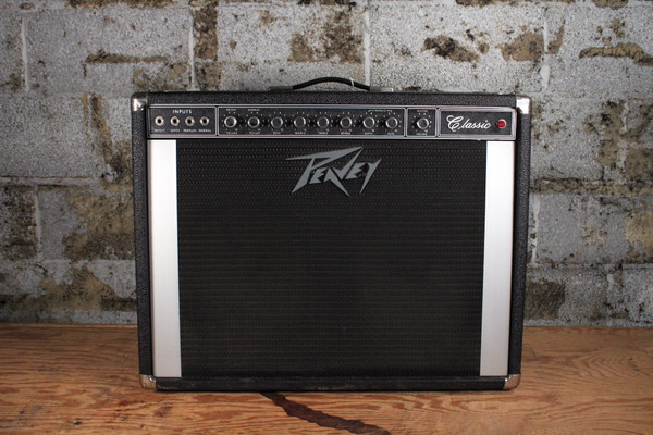 1975 Peavey Classic 50 2X12 Tube Combo Amp w/ Footswitch