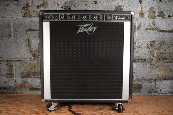 1977 Peavey Classic 100 4X10 Tube Combo Amp w/ Footswitch
