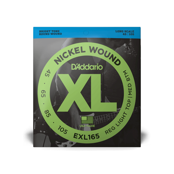D'Addario EXL165 45-105 Nickel Wound Bass Strings